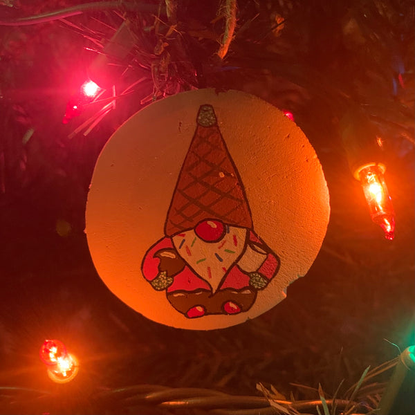 Sweet Tooth Gnome Ornament