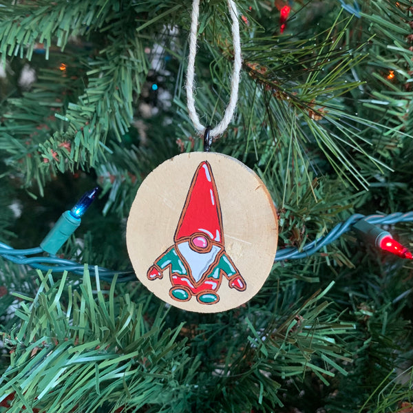 Iced Cookie Gnome Ornament